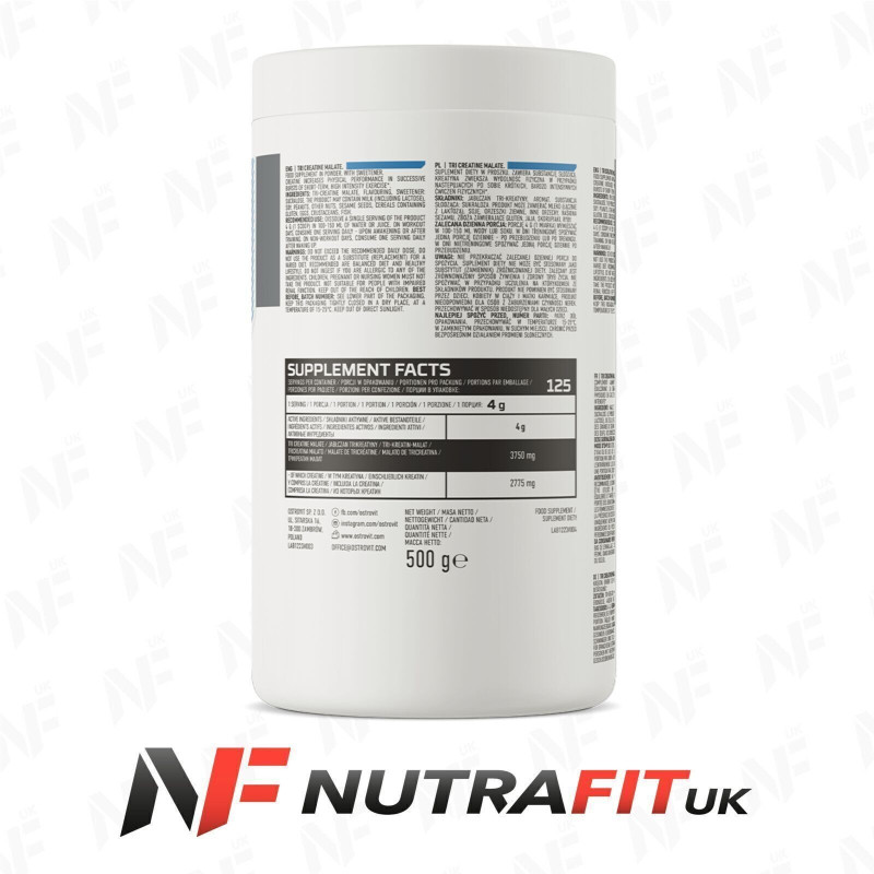 Ostrovit Tri Creatine Malate Flavoured Powder Ostrovit Tri Creatine Malate Flavoured Powder
