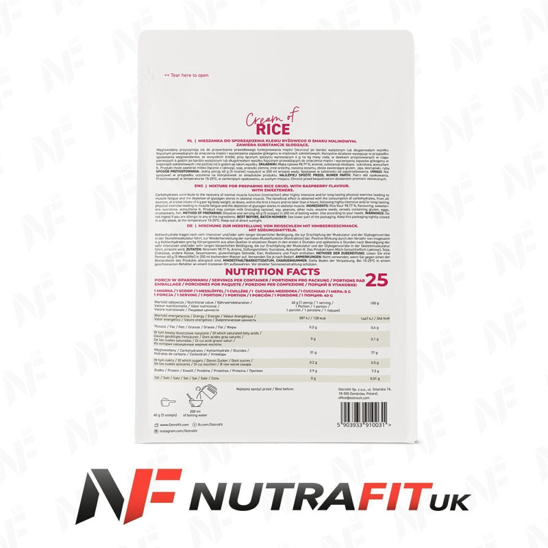 Ostrovit Cream Of Rice 1000 g Powder Ostrovit Cream Of Rice 1000 g Powder
