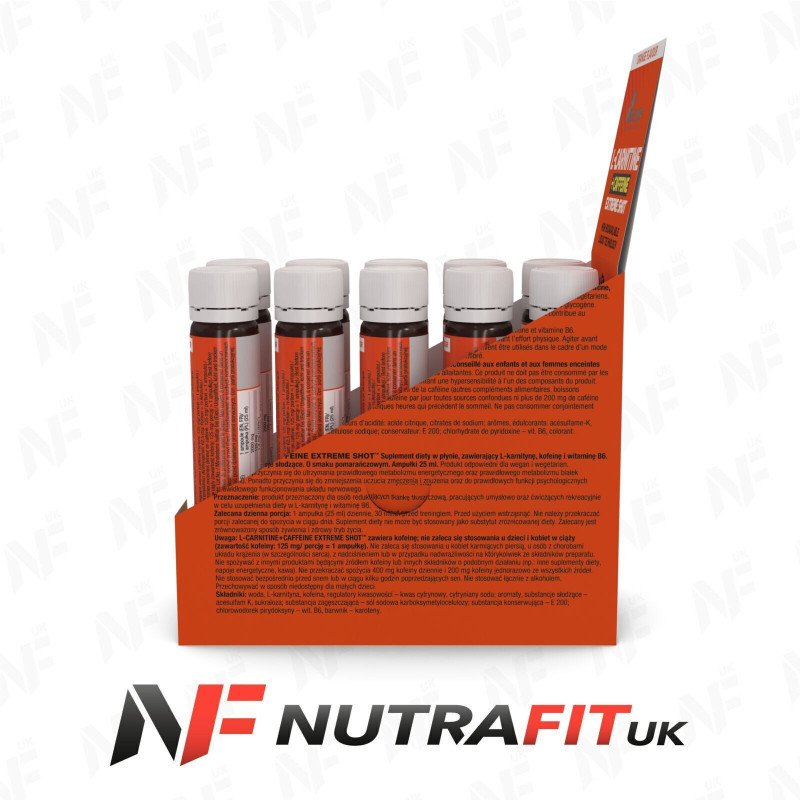 Olimp Carnitine Caffeine Extreme Shot 10 X 25 Ml Shot Olimp Carnitine Caffeine Extreme Shot 10 X 25 Ml Shot