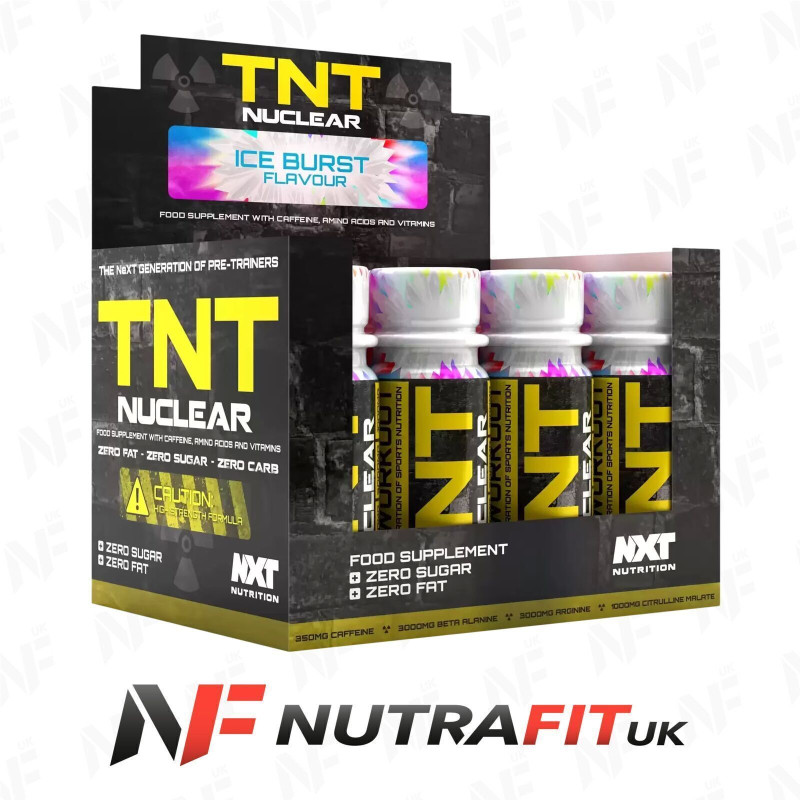 NXT Nutrition TNT Nuclear Shots 12 x 60ml NXT Nutrition TNT Nuclear Shots 12 x 60ml