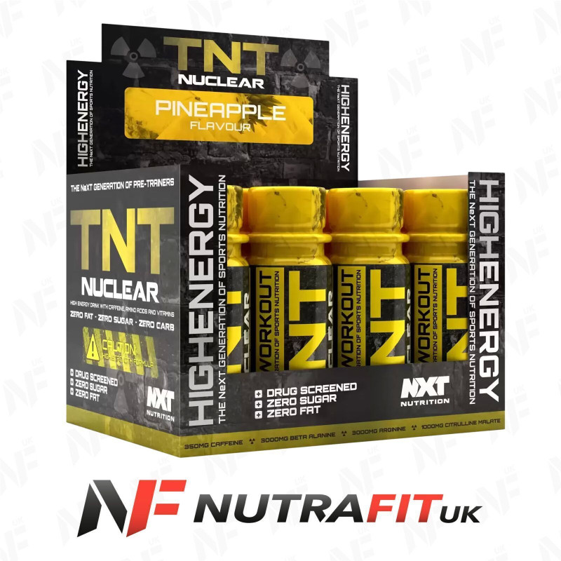 NXT Nutrition TNT Nuclear Shots 12 X 60 ml Shots NXT Nutrition TNT Nuclear Shots 12 X 60 ml Shots