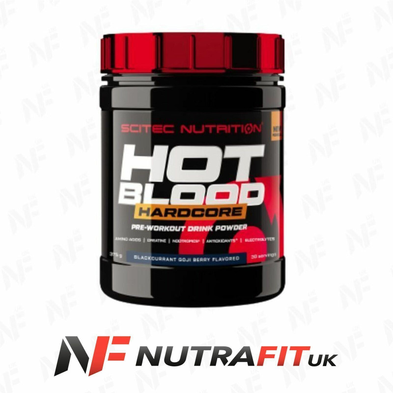 Scitec Nutrition Hot Blood Hardcore Pre-Workout Powder Scitec Nutrition Hot Blood Hardcore Pre-Workout Powder