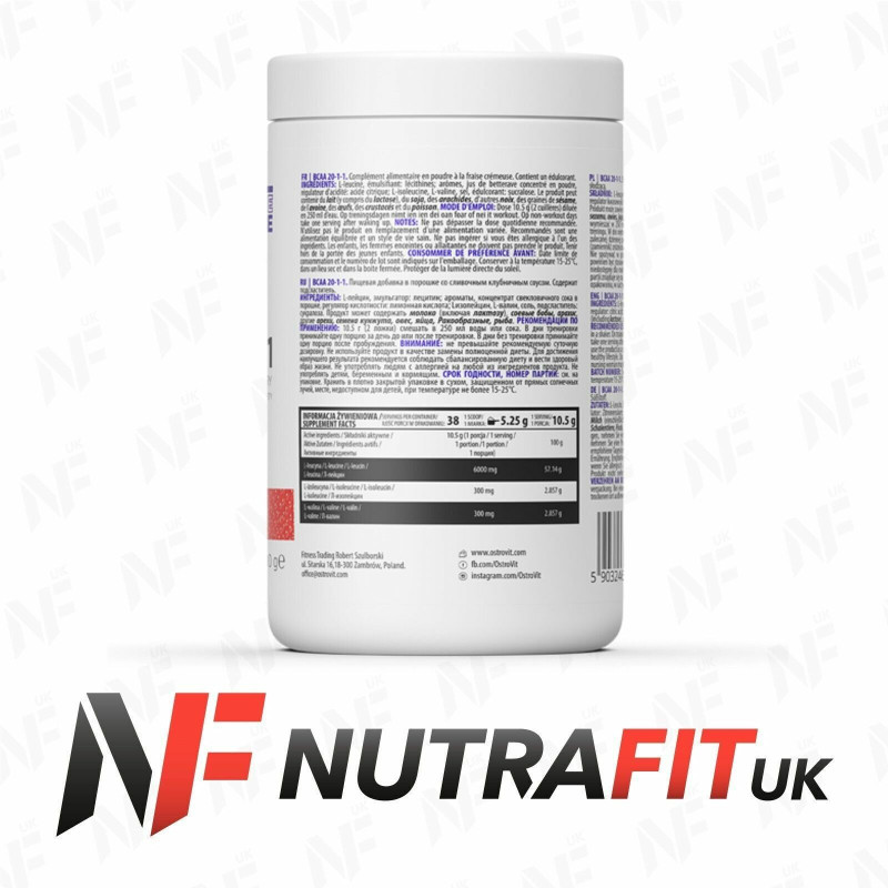 Ostrovit BCAA 20-1-1 Powder 400 g Ostrovit BCAA 20-1-1 Powder 400 g