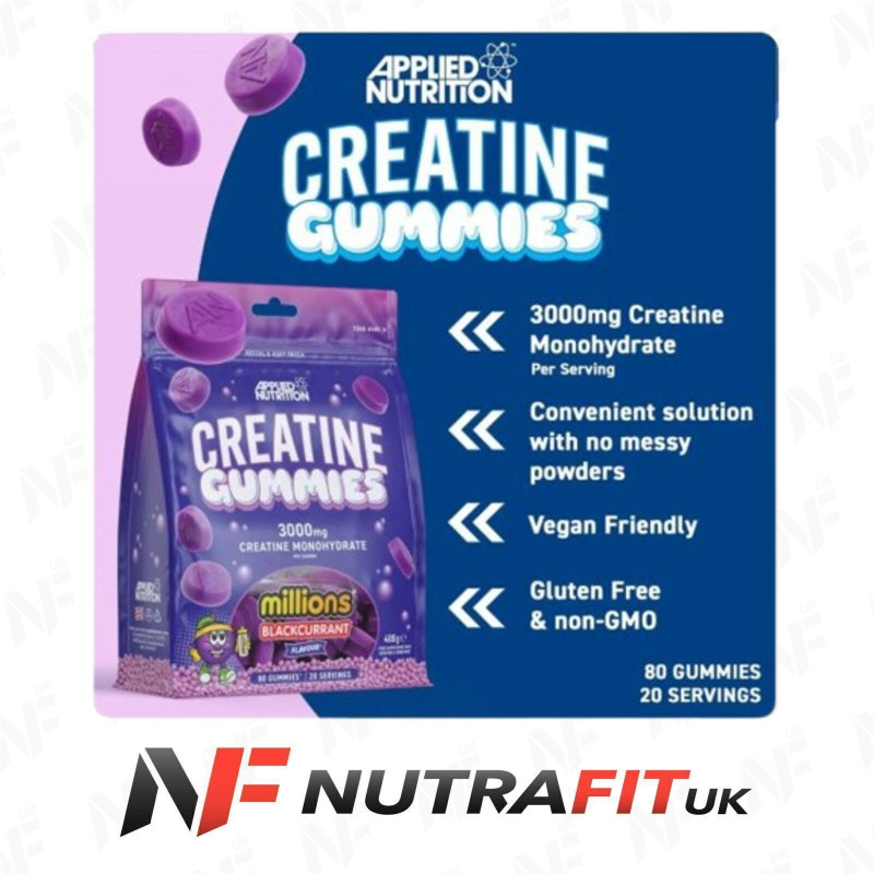 Applied Nutrition Creatine Gummies 80 Pieces