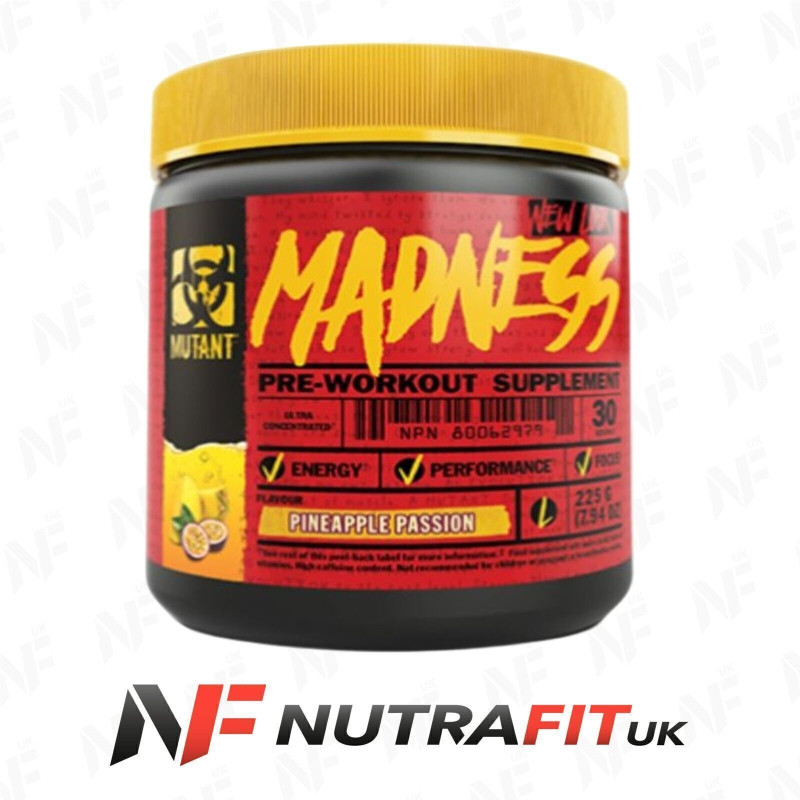Mutant Madness Pre-Workout Powder 225g Mutant Madness Pre-Workout Powder 225g
