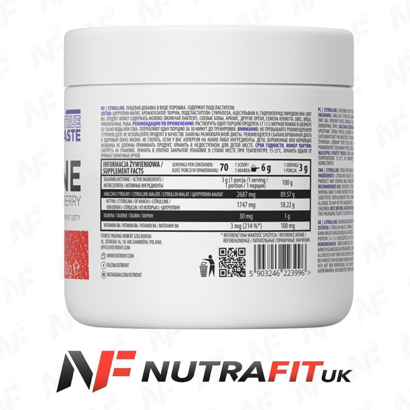 Ostrovit Citrulline B6 210 g Powder Ostrovit Citrulline B6 210 g Powder