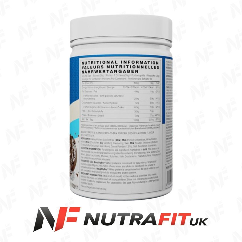 Naughty Boy Advanced Whey Protein Powder