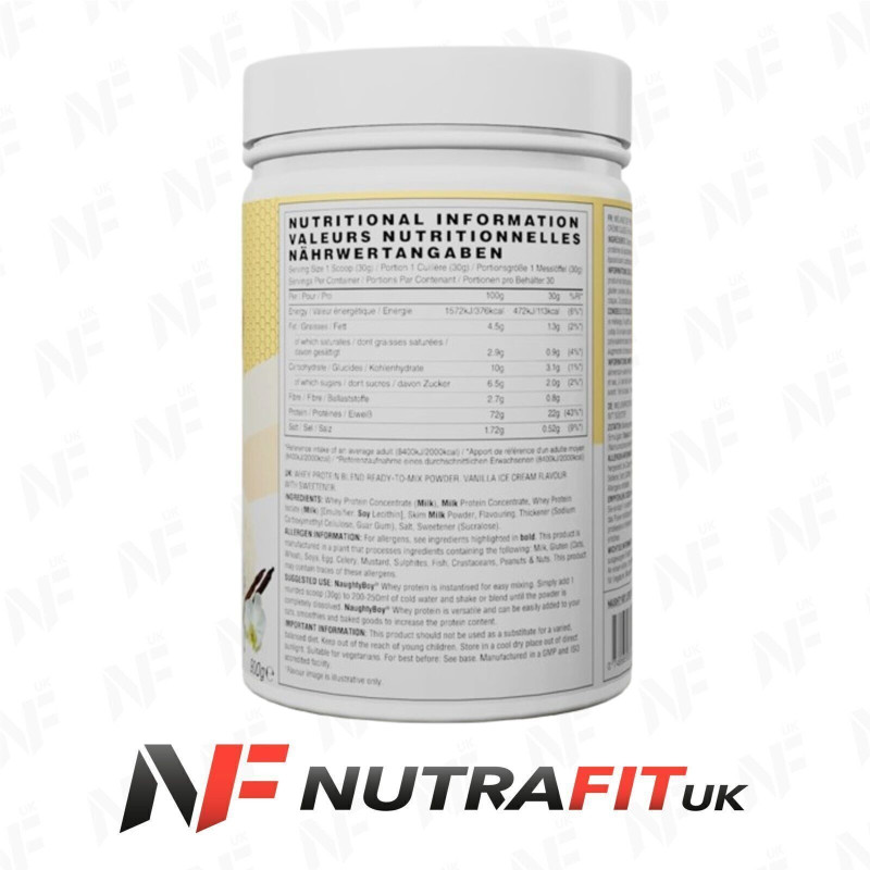 Naughty Boy Advanced Whey Protein Powder