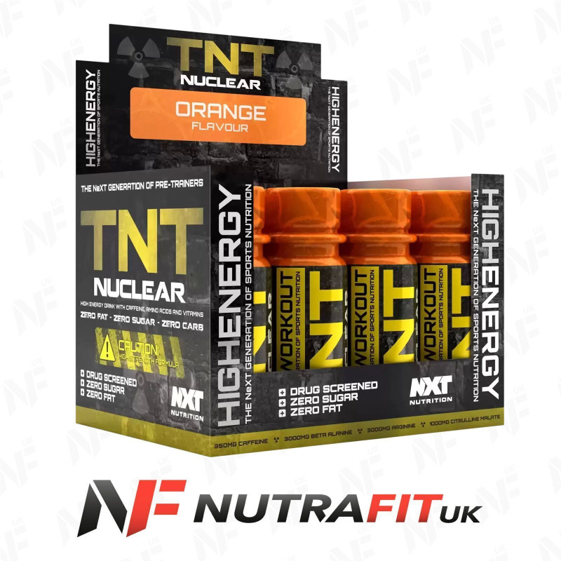 NXT Nutrition TNT Nuclear Shots 12 x 60ml NXT Nutrition TNT Nuclear Shots 12 x 60ml
