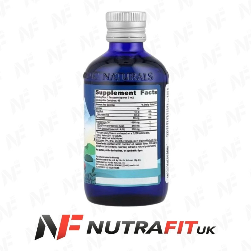 Nordic Naturals Arctic Cod Liver Oil 1060 mg Nordic Naturals Arctic Cod Liver Oil 1060 mg