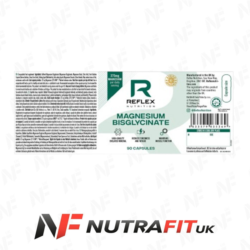 Reflex Nutrition Magnesium Bisglycinate 90 Caps