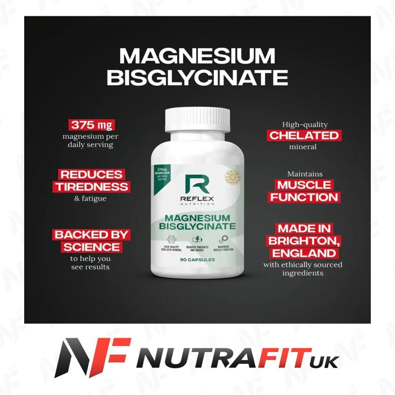 Reflex Nutrition Magnesium Bisglycinate 90 Caps