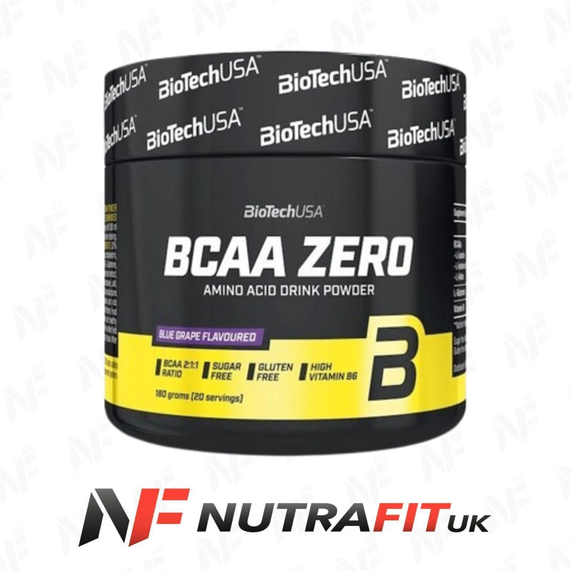 BIOTECH USA BCAA ZERO amino acid drink no sugar gluten free halal powder