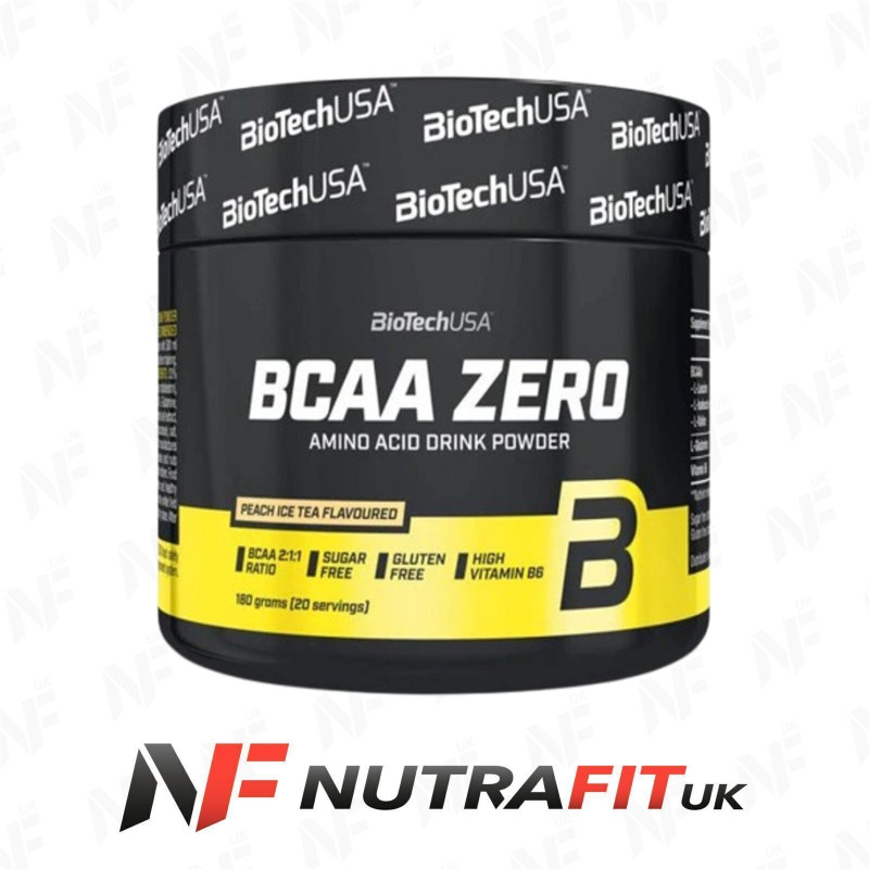 BIOTECH USA BCAA ZERO amino acid drink no sugar gluten free halal powder