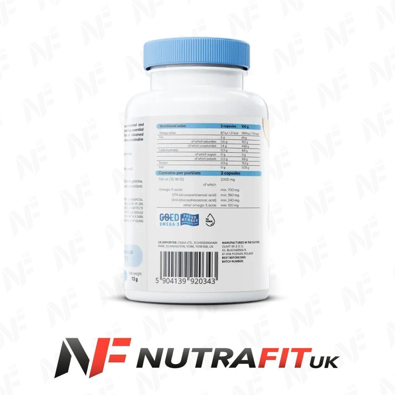 Osavi Omega 3 Fish Oil 1000mg Caps Osavi Omega 3 Fish Oil 1000mg Caps