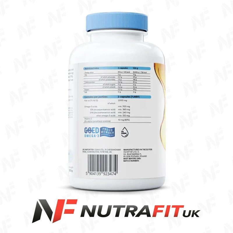 Osavi Omega 3 Fish Oil 1000mg Caps