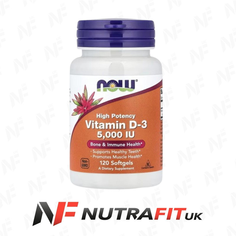 Now Foods Vitamin D-3 5,000 IU 120 Softgels