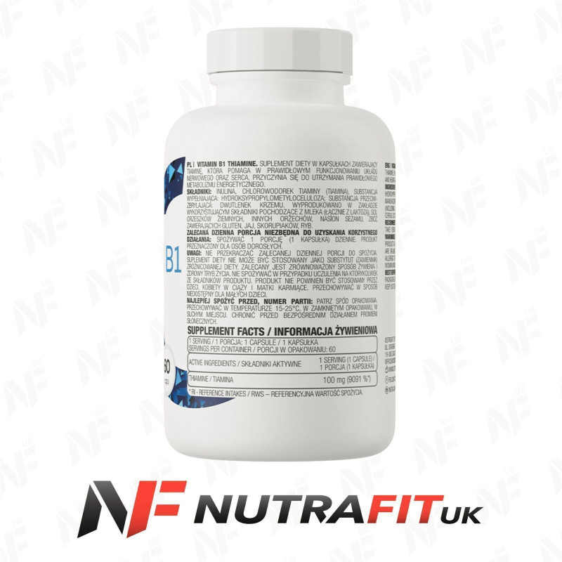 Ostrovit Vitamin B1 Thiamine 60 caps Ostrovit Vitamin B1 Thiamine 60 caps
