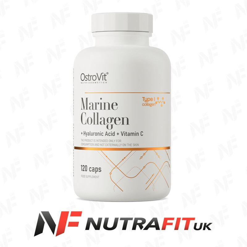 Ostrovit Marine Collagen + Hyaluronic Acid + Vit. C 120 Caps