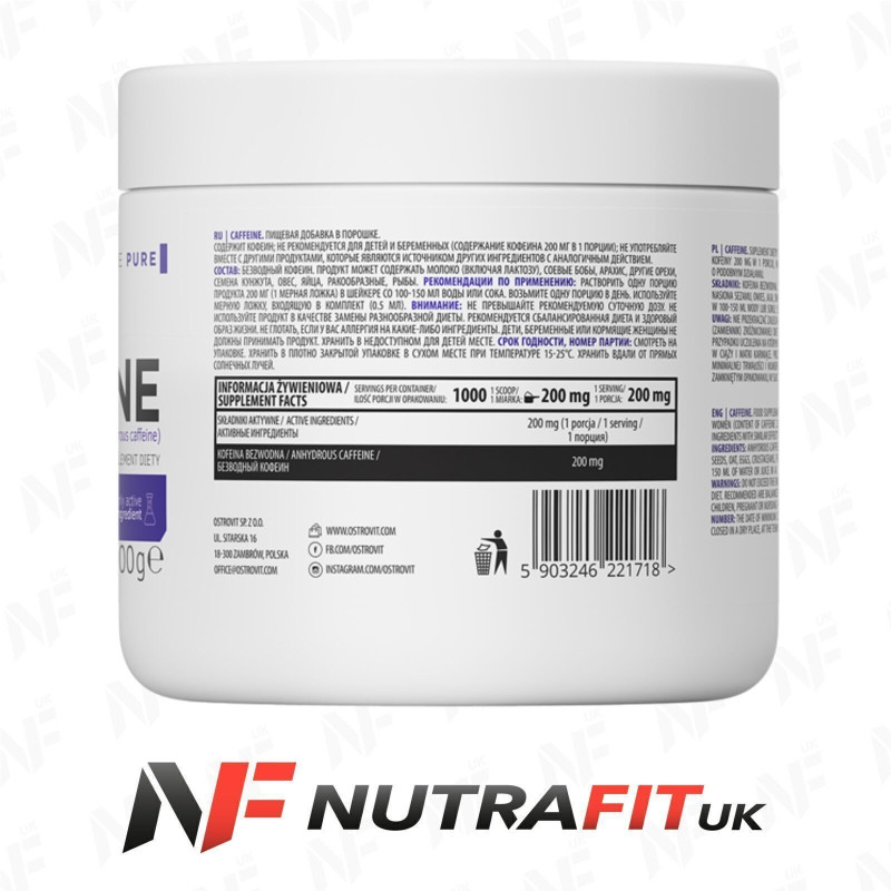 Ostrovit Caffeine Supreme Pure Powder 200g