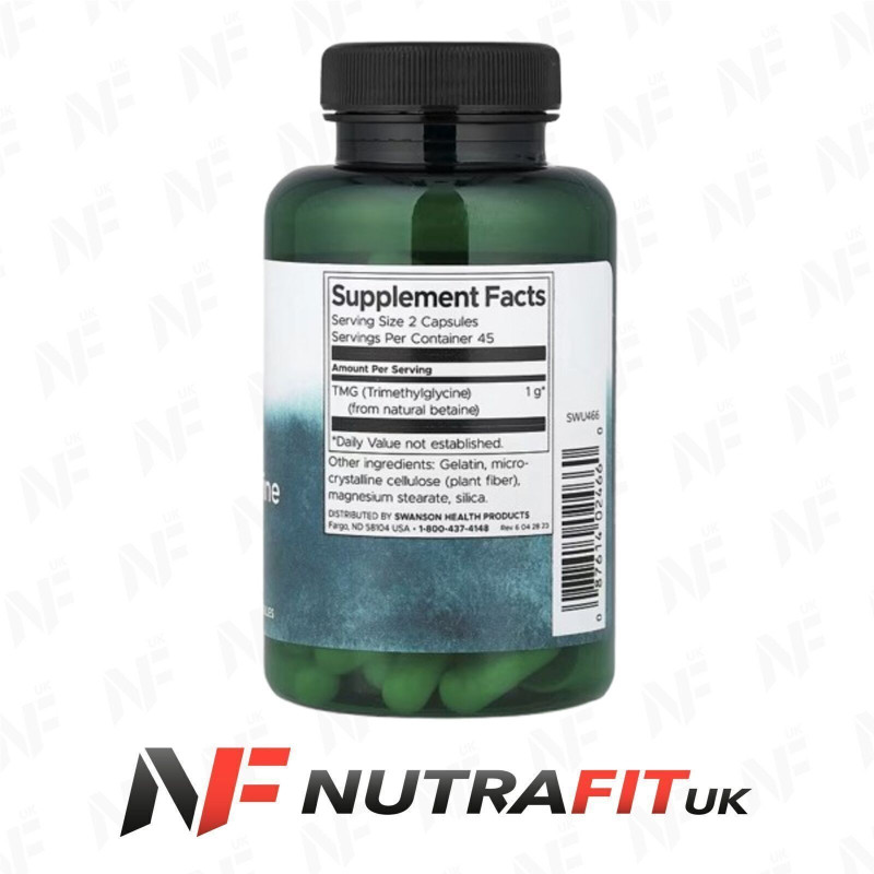 Swanson TMG Trimethylglycine 90 Caps Swanson TMG Trimethylglycine 90 Caps