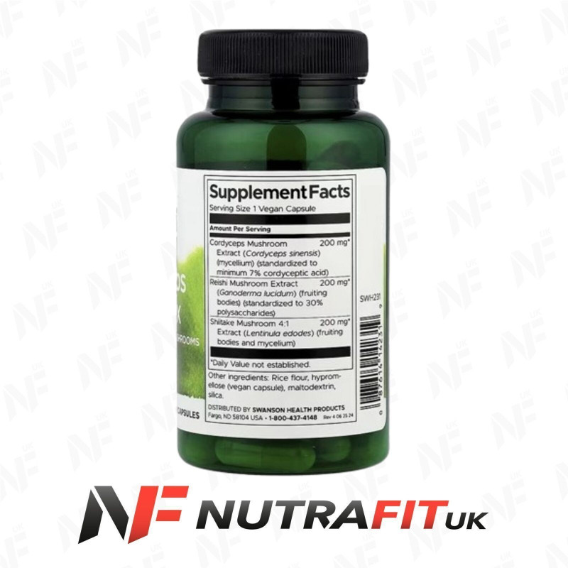 Swanson Cordyceps Complex 60 Vegan Caps Swanson Cordyceps Complex 60 Vegan Caps