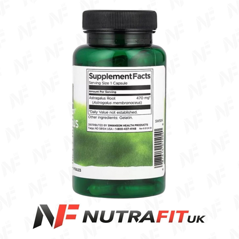 Swanson Full Spectrum Astragalus Root 100 Caps