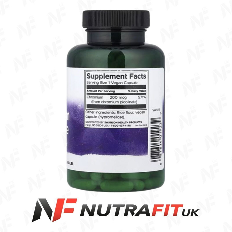 Swanson Chromium Picolinate Vegan Caps