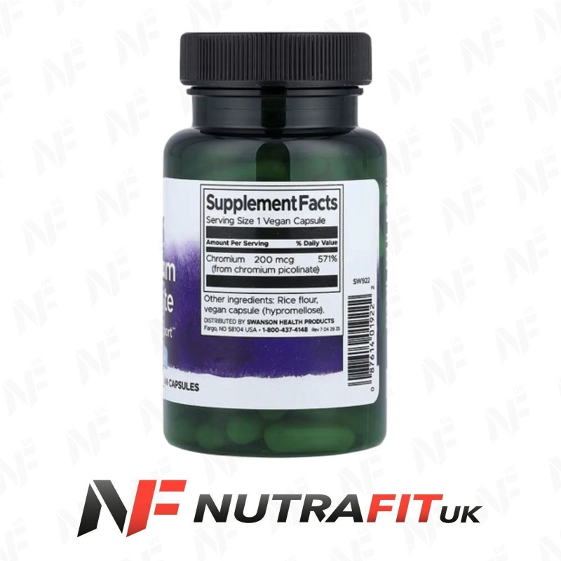 Swanson Chromium Picolinate Vegan Caps