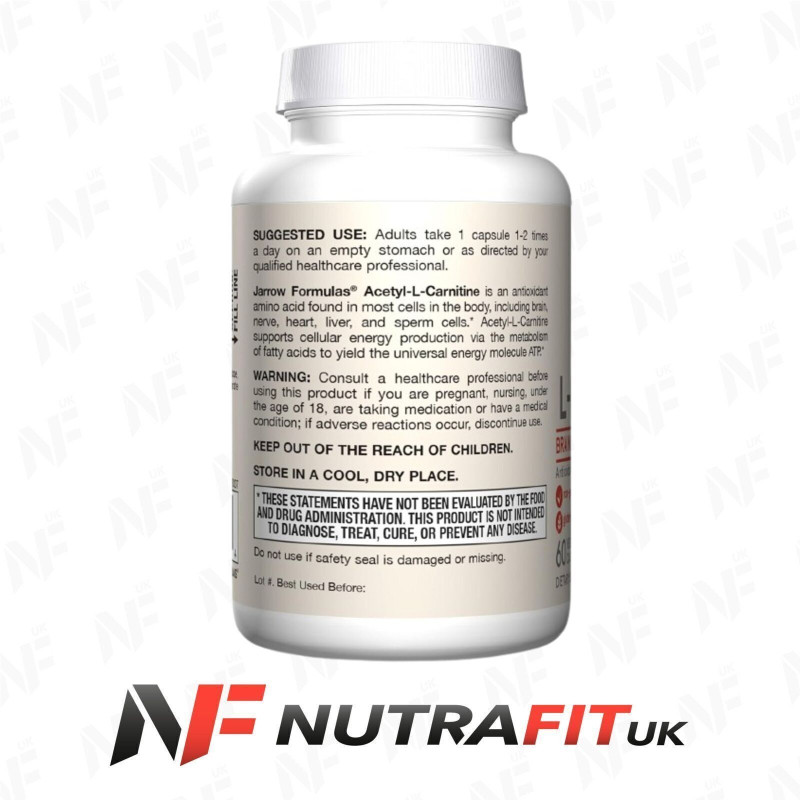 Jarrow Formulas Acetyl-L-Carnitine Vegan Caps
