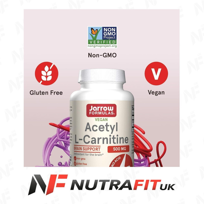 Jarrow Formulas Acetyl-L-Carnitine Vegan Caps