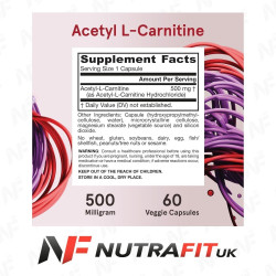 Jarrow Formulas Acetyl-L-Carnitine Vegan Caps