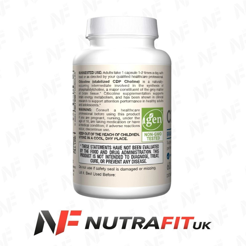 Jarrow Formulas Citicoline CDP Choline Caps