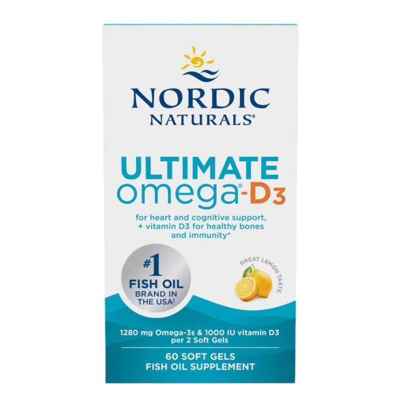 Nordic Naturals Ultimate Omega-D3 1280mg