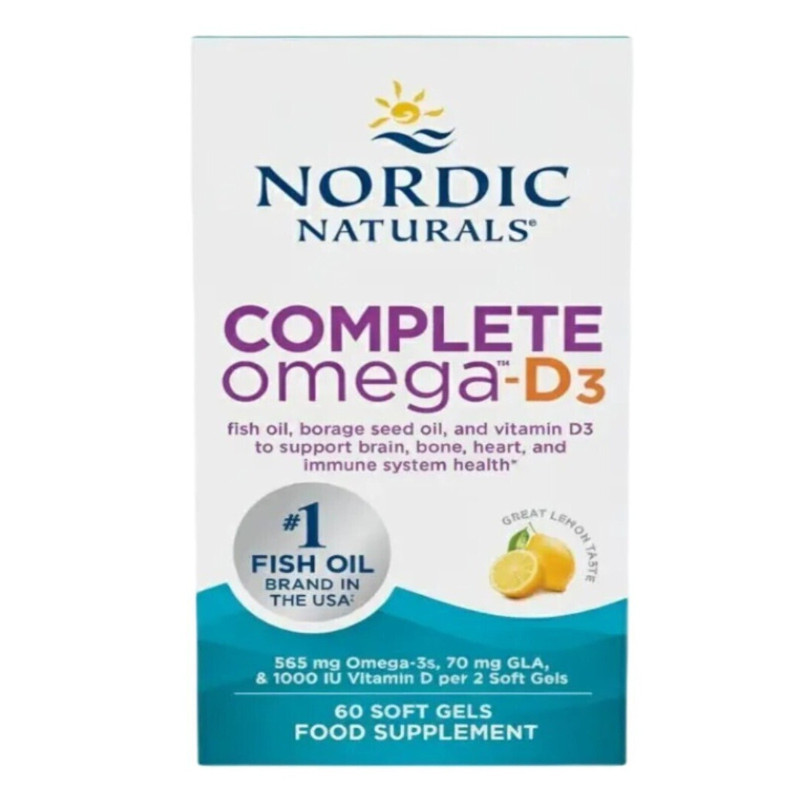 Nordic Naturals Complete Omega-D3 Softgels Nordic Naturals Complete Omega-D3 Softgels