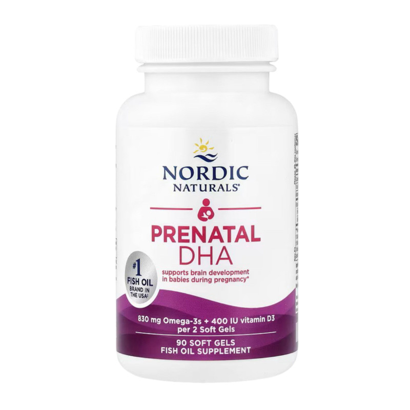 Nordic Naturals Prenatal DHA Unflavoured Softgels