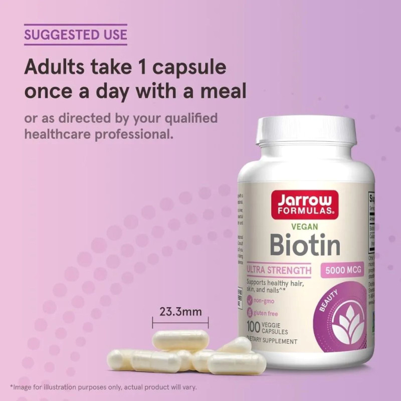 Jarrow Formulas Biotin 100 Vcaps