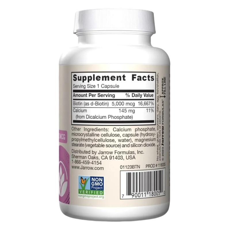 Jarrow Formulas Biotin 100 Vcaps