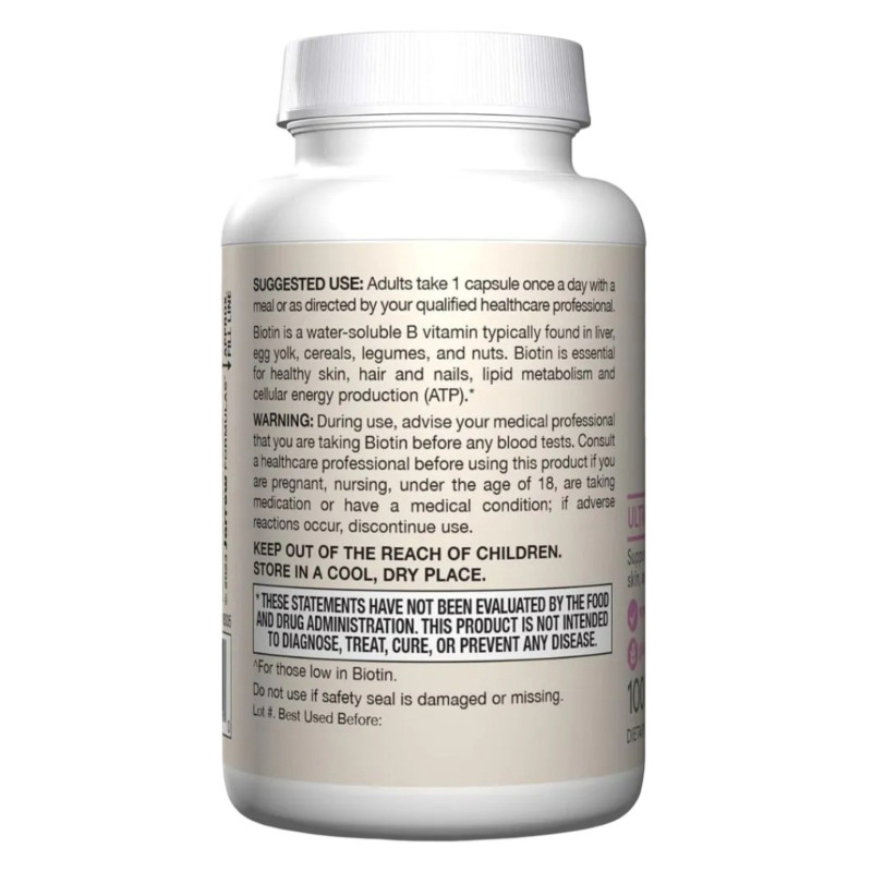 Jarrow Formulas Biotin 100 Vcaps