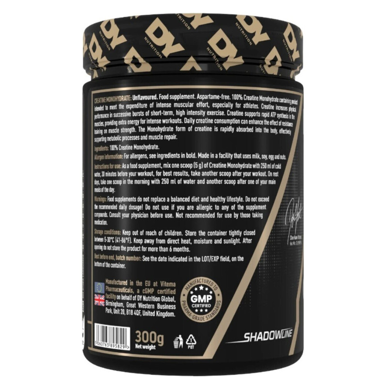 Dorian Yates Nutrition Creatine Monohydrate 300g