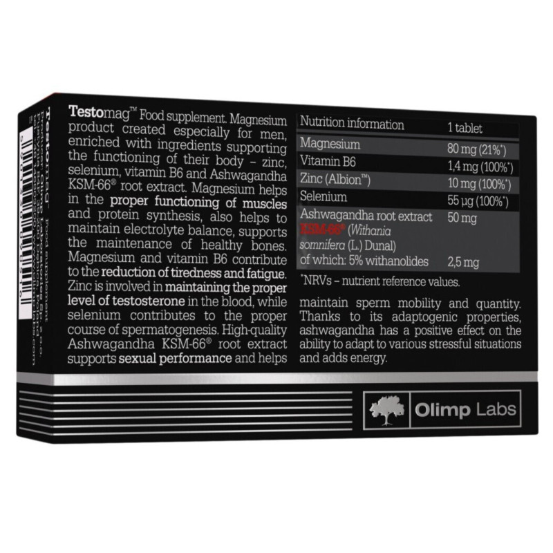 Olimp Labs Testomag 30 Tabs Olimp Labs Testomag 30 Tabs