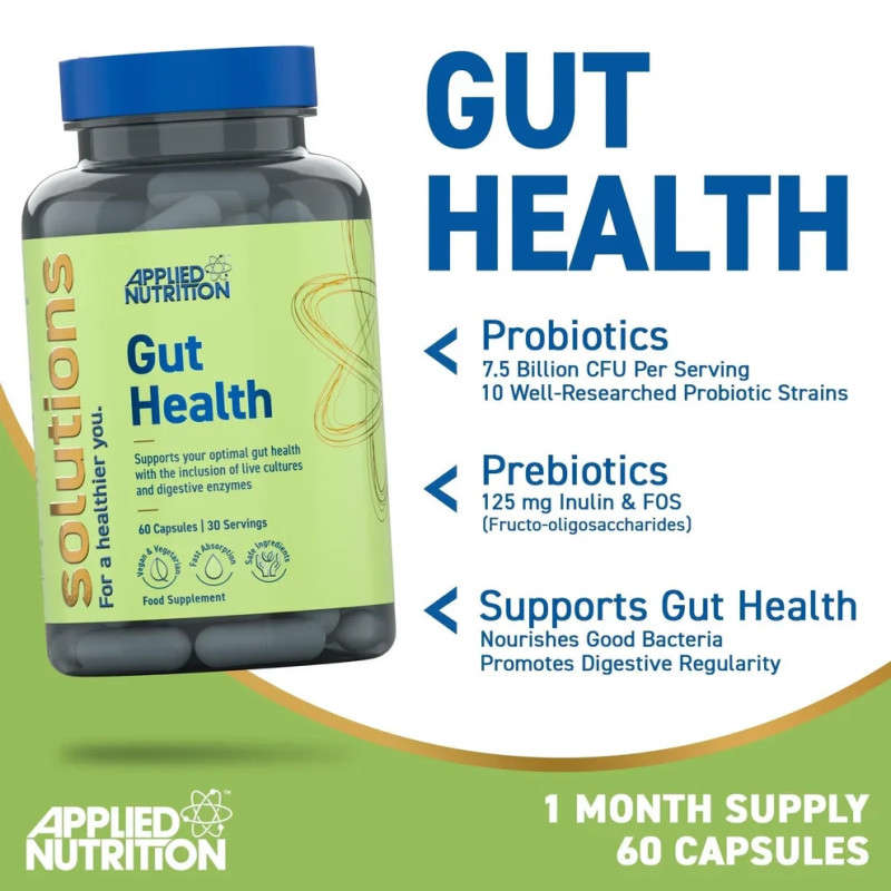 Applied Nutrition Gut Health 60 Caps