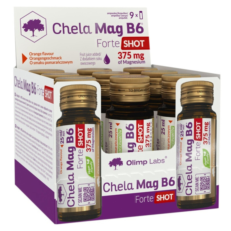 Olimp Labs Chela Mag B6 Forte Shot 9 x 25ml