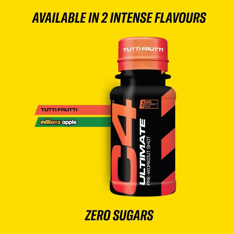 Cellucor C4 Ultimate Pre-Workout Shots 12 x 60ml