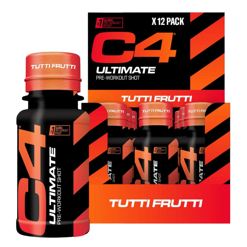 Cellucor C4 Ultimate Pre-Workout Shots 12 x 60ml