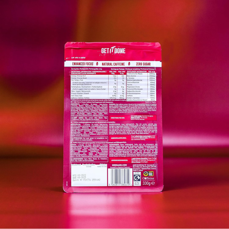 Grenade Pre-Workout Powder 330g