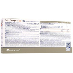 Olimp Labs Gold Omega 3 D3+K2 30 Caps Olimp Labs Gold Omega 3 D3+K2 30 Caps