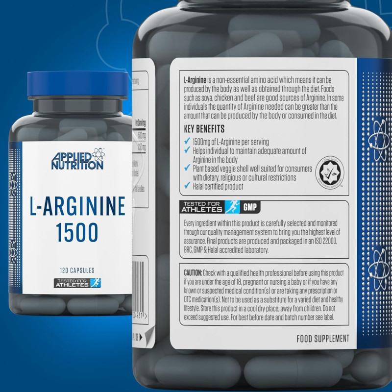 Applied Nutrition L-arginine 1500 120 Caps
