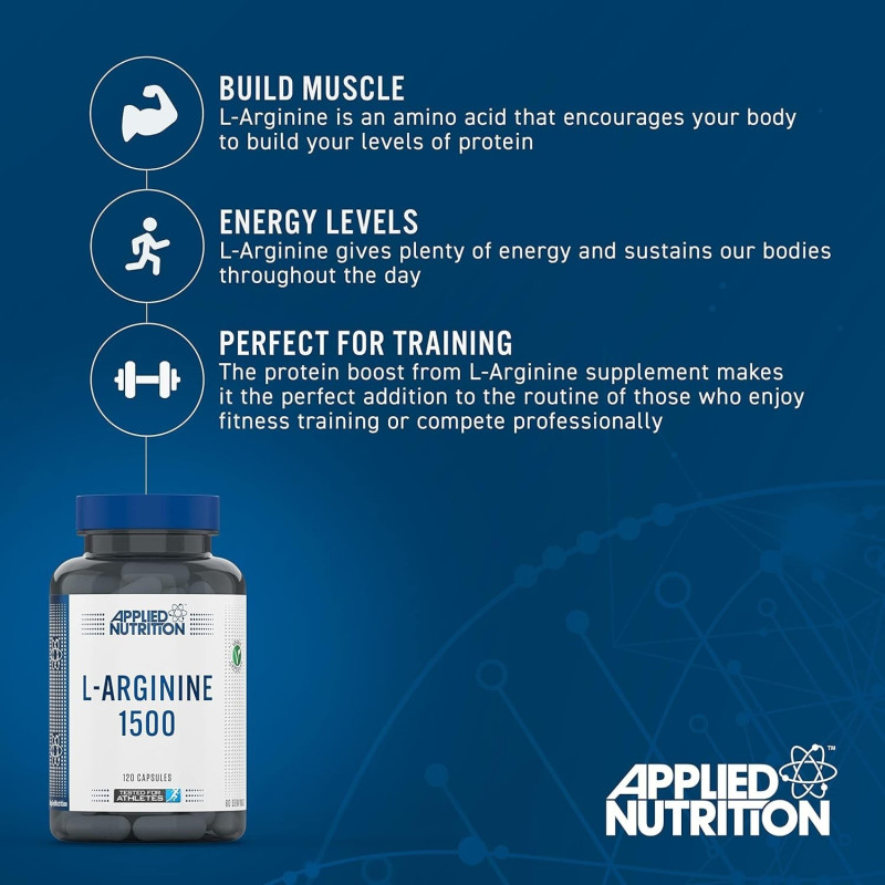 Applied Nutrition L-arginine 1500 120 Caps