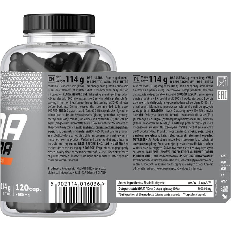 Trec Nutrition DAA Ultra 120 Caps